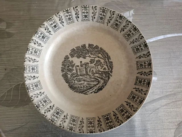 Platos de porcelana Cartuja de Sevilla