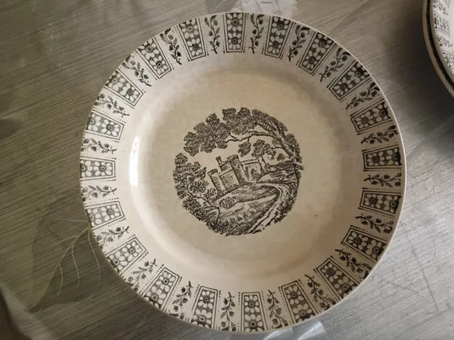 Platos de porcelana Cartuja de Sevilla