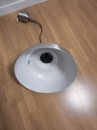 Lámpara industrial aluminio tipo cocina