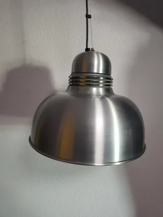 Lámpara industrial aluminio tipo cocina