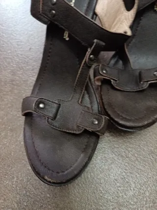 Sandali Fornarina con tacco e zeppa