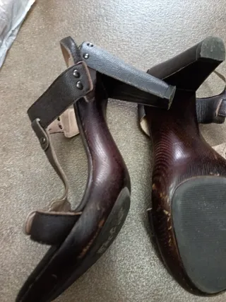 Sandali Fornarina con tacco e zeppa