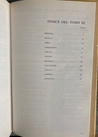 MONUMENTOS ESPAÑOLES.Catálogo de los Declarados.