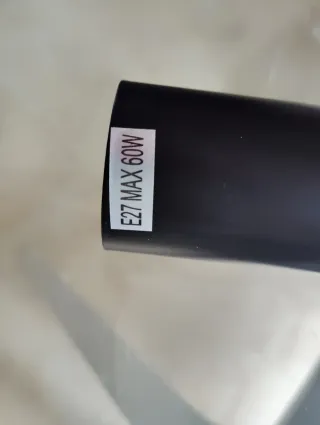 Lámpara araña moderna negra