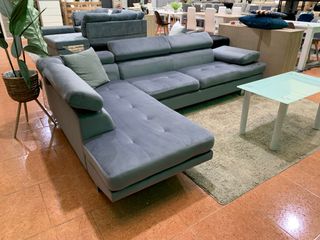 Sofá Rinconera Daniela Tela Gris