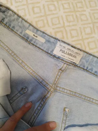 Vaqueros Pull&Bear hombre azul claro