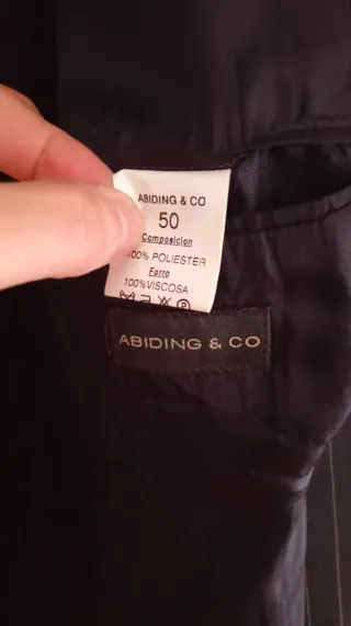 Traje hombre gris oscuro/negro