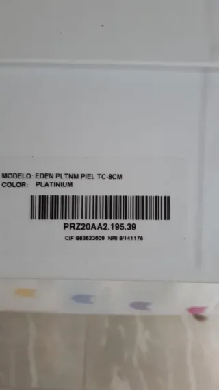 Sandalias Pronovias Doradas Tacon 8cm. A estrenar