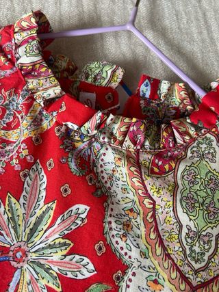 Vestido niña estampado paisley