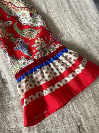 Vestido niña estampado paisley