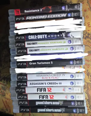 Pack de 12 juegos playstation 3 completos pal esp