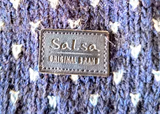 Jersey Salsa Jeans azul con estampado