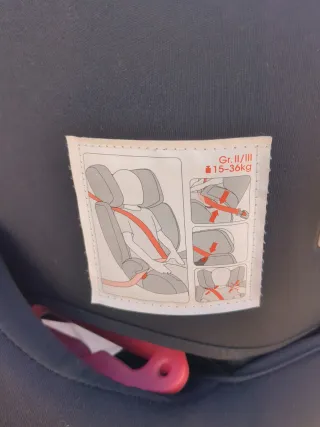 Silla de coche CBX negra 15,36 kgs