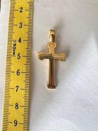 Cruz Oro Amarillo 18K - 4g