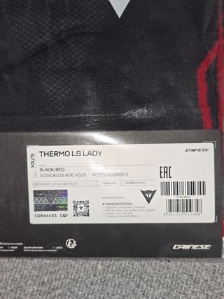 Camiseta Térmica Dainese Moto Mujer Talla XS/S