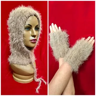 Set passamontagna balaclava e guanti senza dita