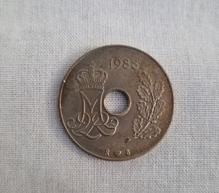 Lote de Monedas antiguas coronas danesas años 70