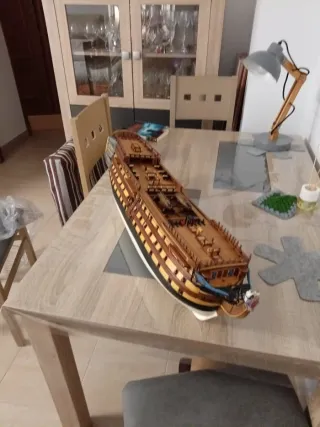 Maqueta Barco Madera Detallada victory