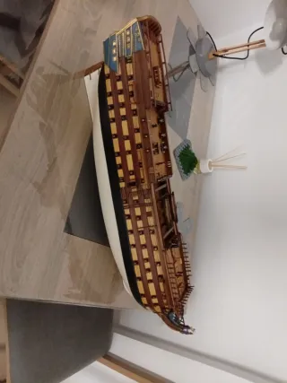 Maqueta Barco Madera Detallada victory