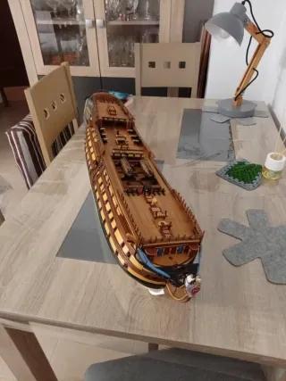 Maqueta Barco Madera Detallada victory