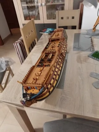 Maqueta Barco Madera Detallada victory