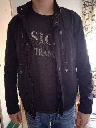 Chaqueta Massimo Dutti Azul Marino Hombre