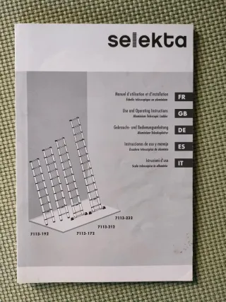 Escalera telescópica Selekta 10 peldaños