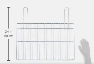 Griglia barbecue in metallo 62 x 41 cm
