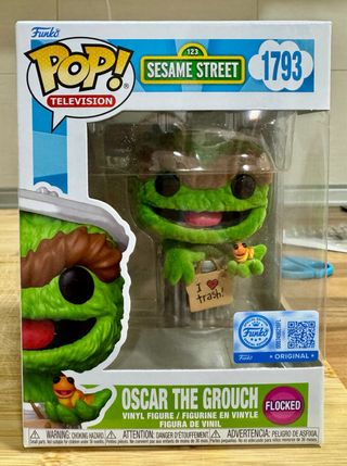 Funko Pop Oscar The Grouch Flocked 1793