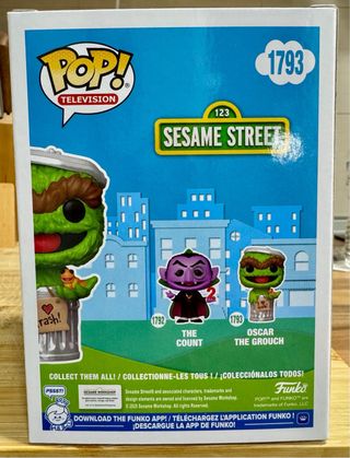Funko Pop Oscar The Grouch Flocked 1793