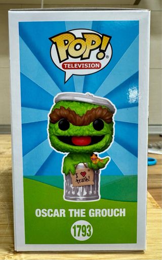 Funko Pop Oscar The Grouch Flocked 1793