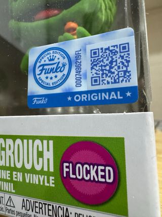 Funko Pop Oscar The Grouch Flocked 1793