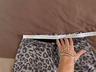 Mallas fiesta animal print plateadas