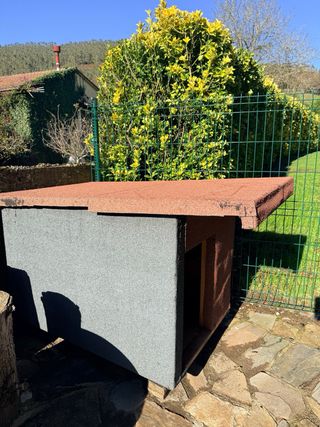 Caseta Perro Exterior Grande Totalmente Aislada