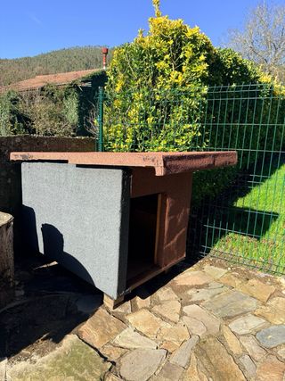 Caseta Perro Exterior Grande Totalmente Aislada