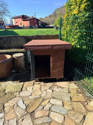 Caseta Perro Exterior Grande Totalmente Aislada