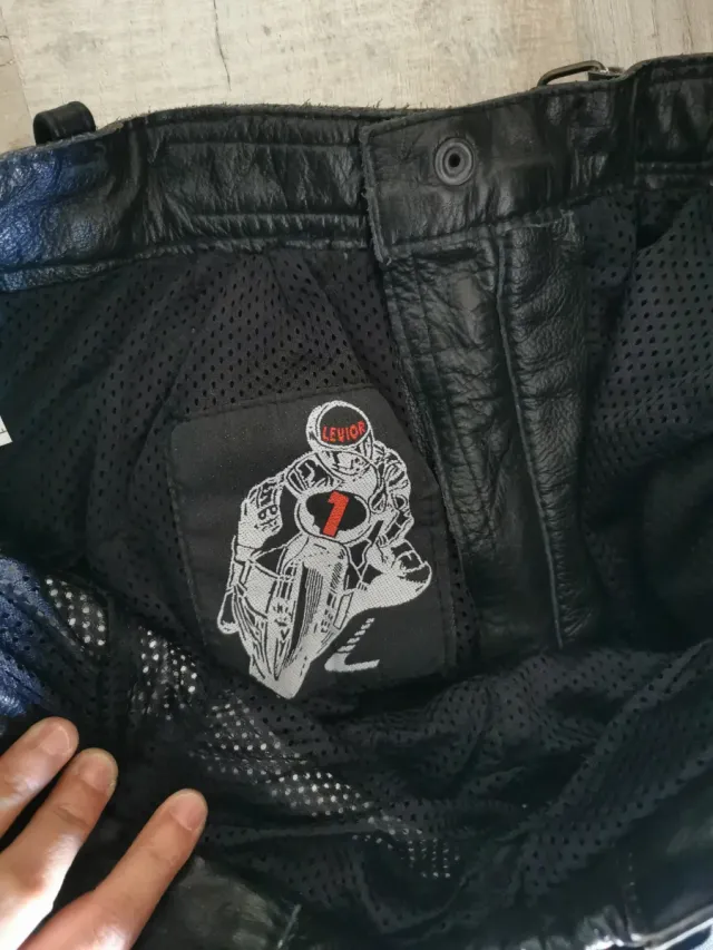 Pantalón de cuero para moto