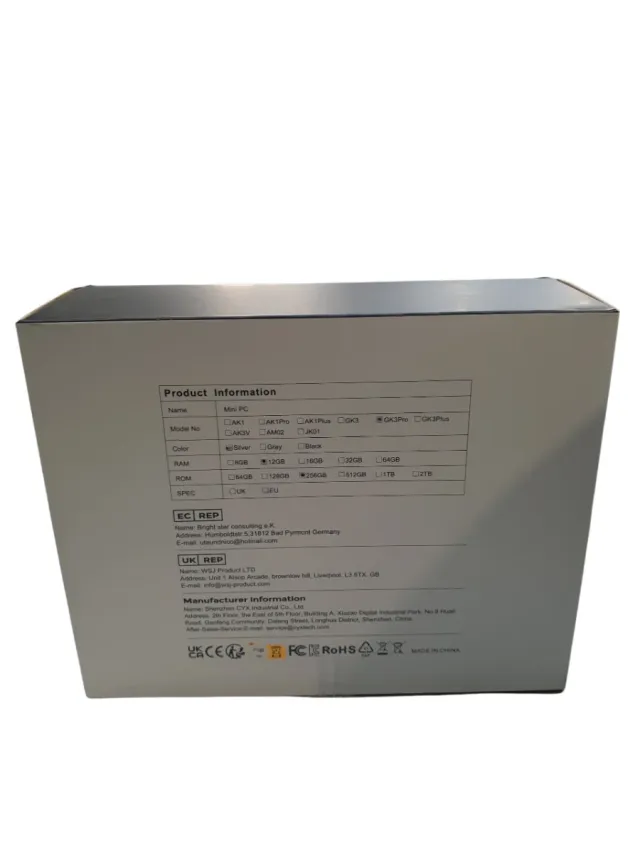 Mini PC ACE Magician GK3PRO 12/256 GB SSD CELERON