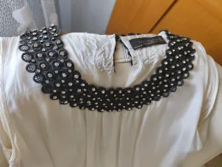 Vestido fiesta Zara con pedrería