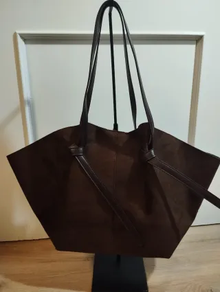 Bolso shopper marrón