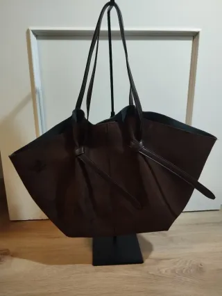 Bolso shopper marrón
