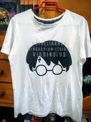 Camiseta Harry Potter Talla S Blanca