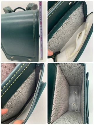 Mochila Randoseru Lion Verde Impermeable