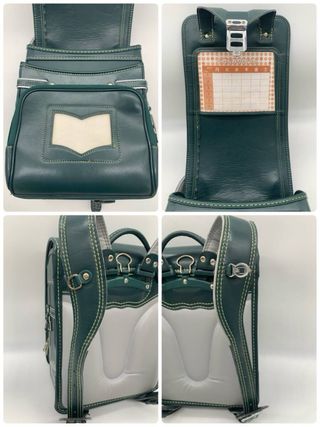 Mochila Randoseru Lion Verde Impermeable