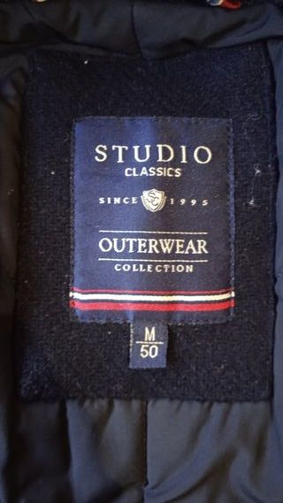 Gabardina Azul Marino Studio Classics