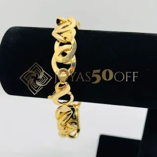 Pulsera Cartier Versace Bicolor 15mm 18K