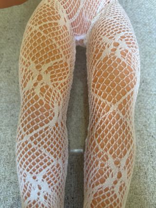 Medias de encaje para Nancy