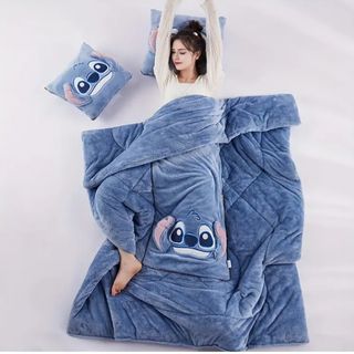 Coperta in Pile Doppia Morbida Disney Stitch