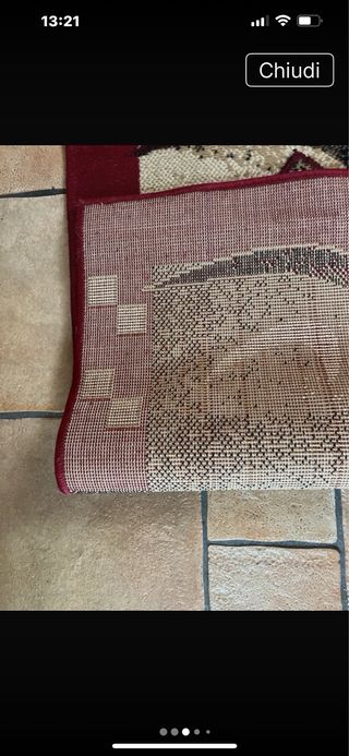 Tappeto 130x70 cm lavabile in lavatrice,