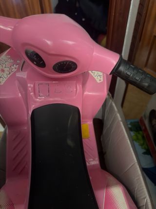 Moto Quad Eléctrica Infantil Rosa